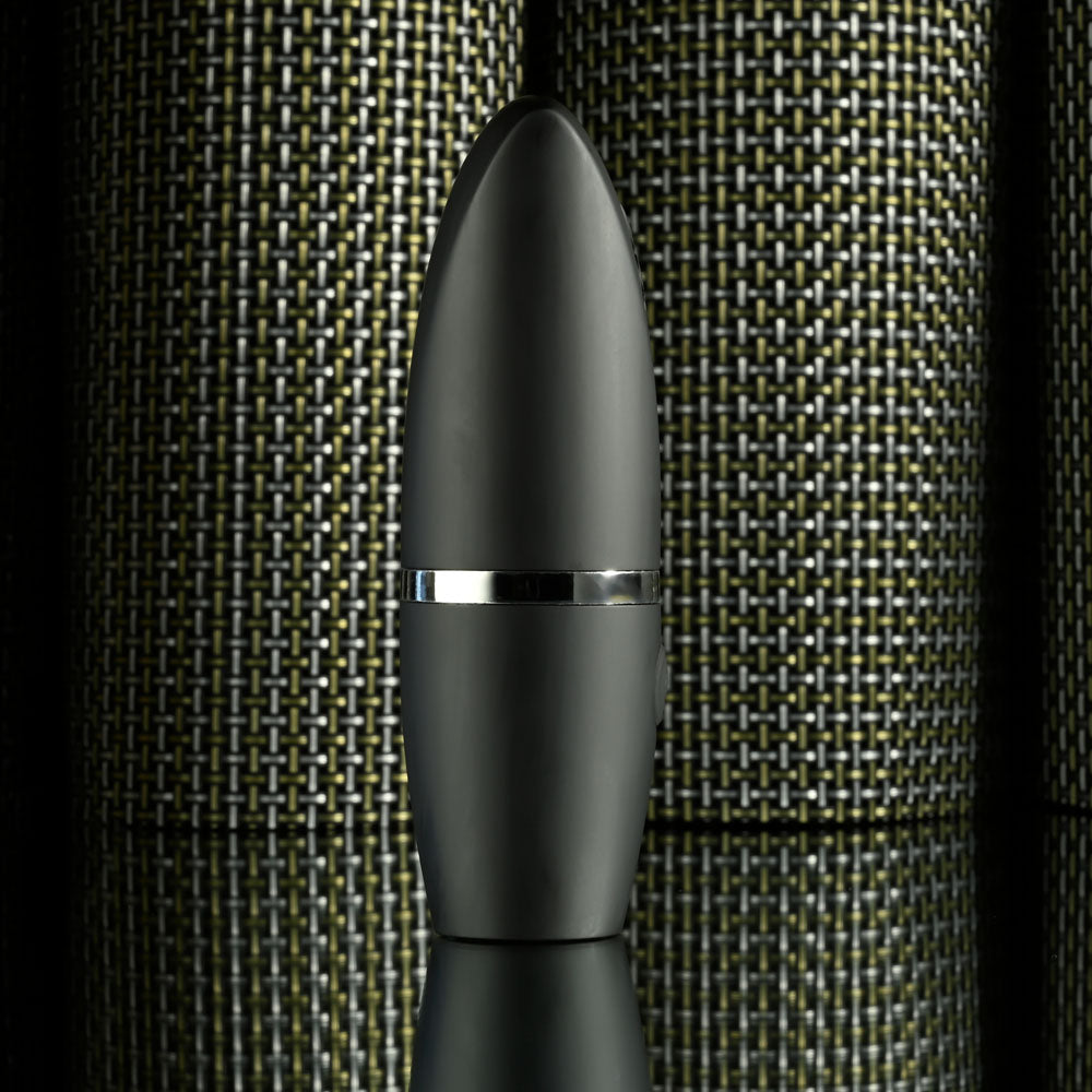 Playboy Pleasure EXCURSION -  14.2 cm USB Rechargeable Suction Stimulator in a sleek black design.