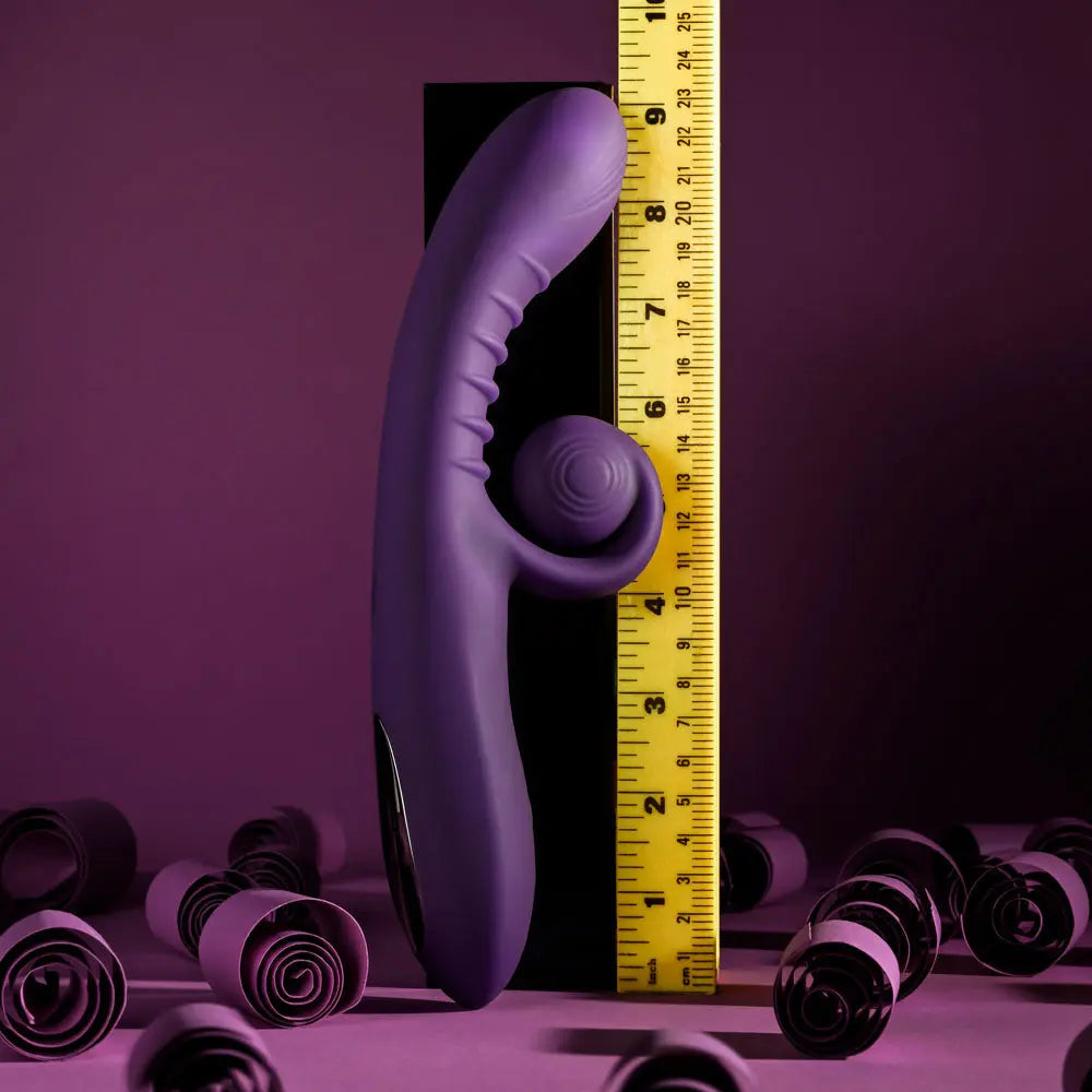 Playboy CURLICUE -  23.5 cm USB Rechargeable Rabbit Vibrator Playboy Pleasure Discreet Intimate Essentials.