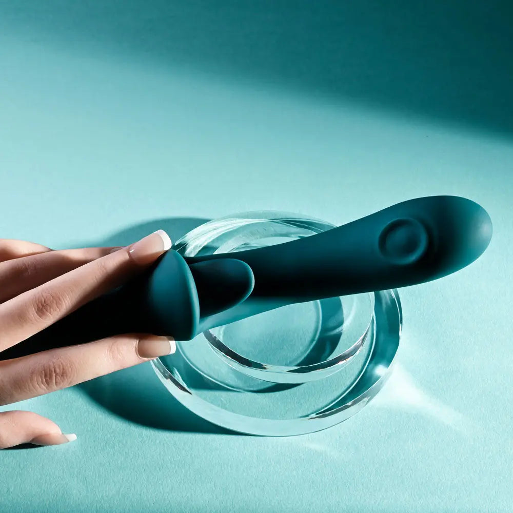 Playboy Pleasure HARMONY -  22.9 cm USB Rechargeable Vibrator with Clitoral Flicker Playboy Pleasure Discreet Intimate Essentials.