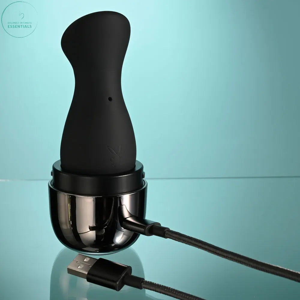 Affordable quality Playboy Pleasure THE JET SET - SUCKER -  10.3 cm Sucking Stimulator with Rechargeable Charging Case  from Playboy Pleasure by Discreet Intimate Essentials with Discreet Delivery 