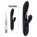 Playboy Pleasure AUREUS - 22.7 cm USB Rechargeable Rabbit Vibrator with Internal Flicker in packaging