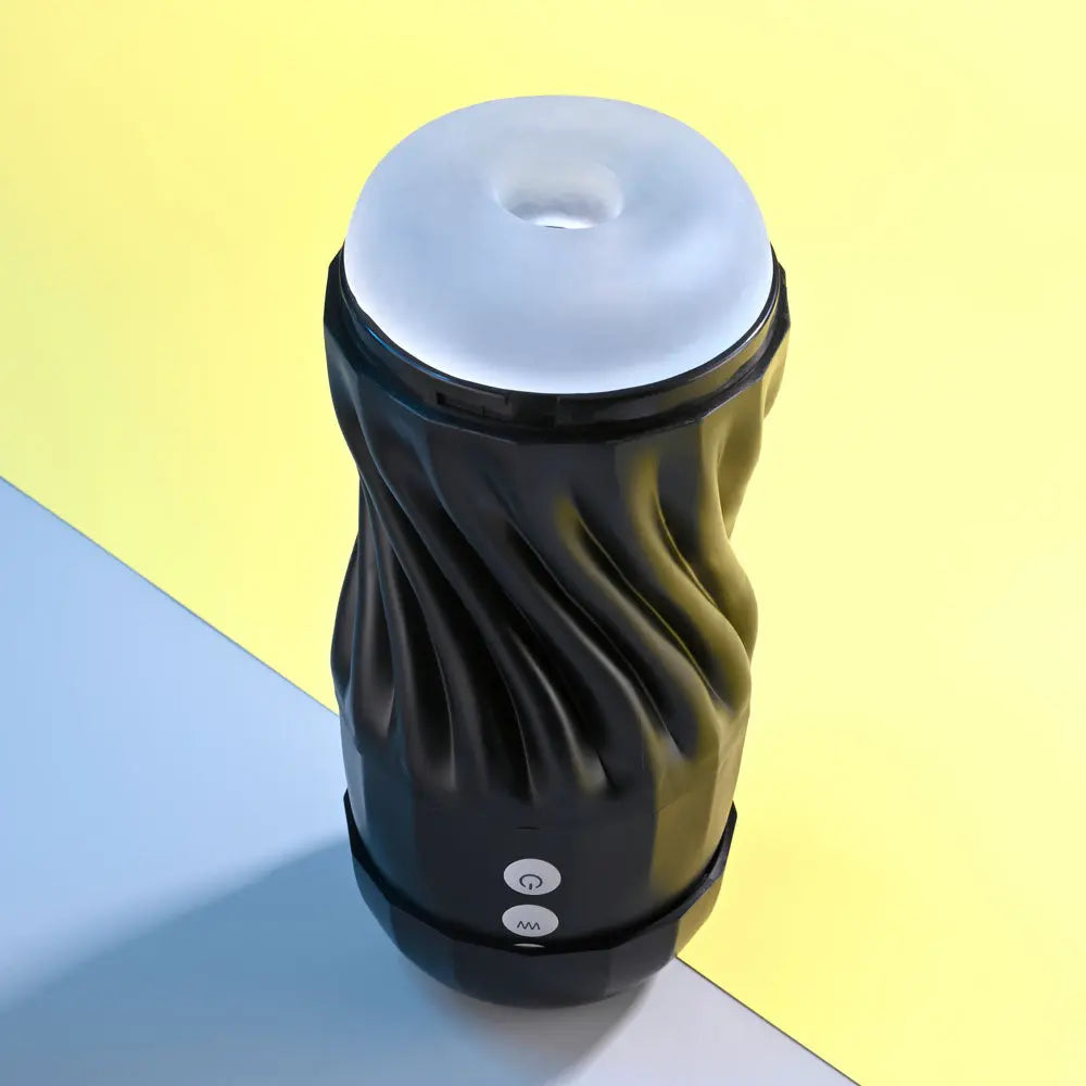 Playboy Pleasure SOLO - USB Rechargeable Vibrating and Sucking Stroker Playboy Pleasure Discreet Intimate Essentials.