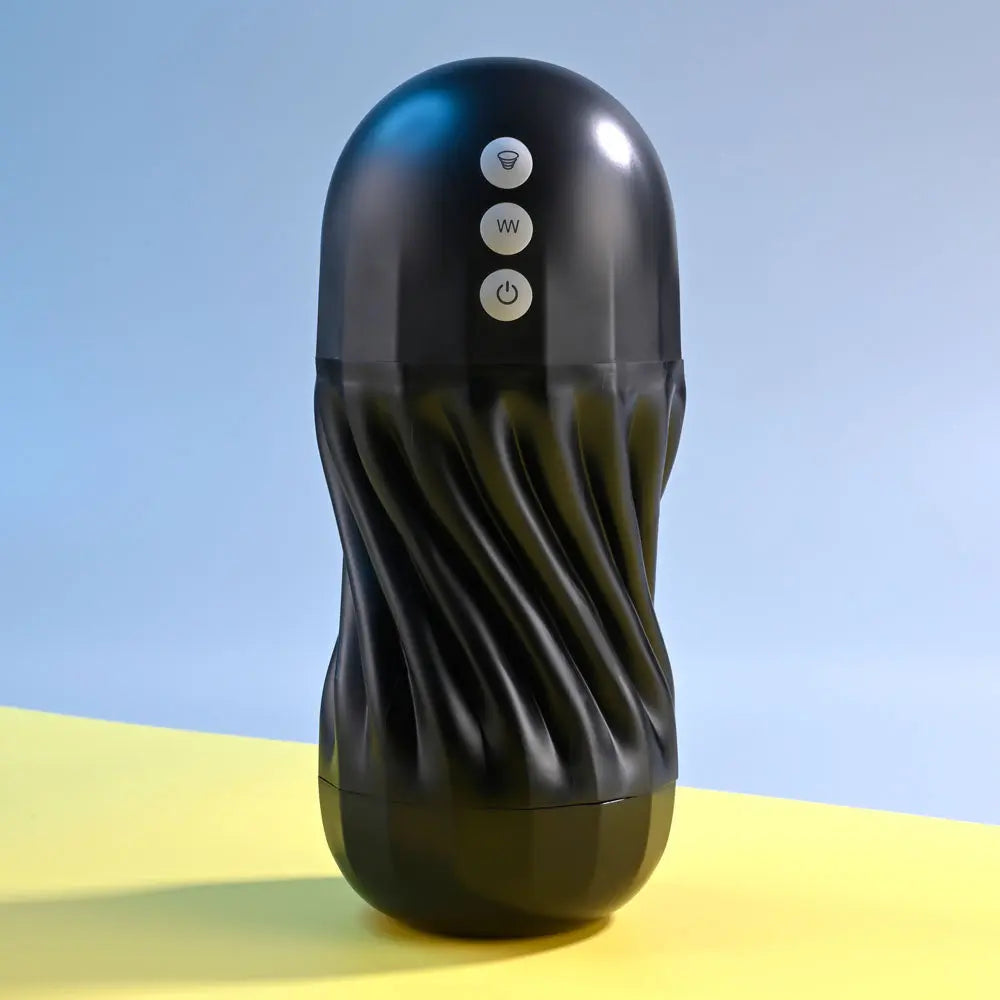 Playboy Pleasure SOLO - USB Rechargeable Vibrating and Sucking Stroker Playboy Pleasure Discreet Intimate Essentials.