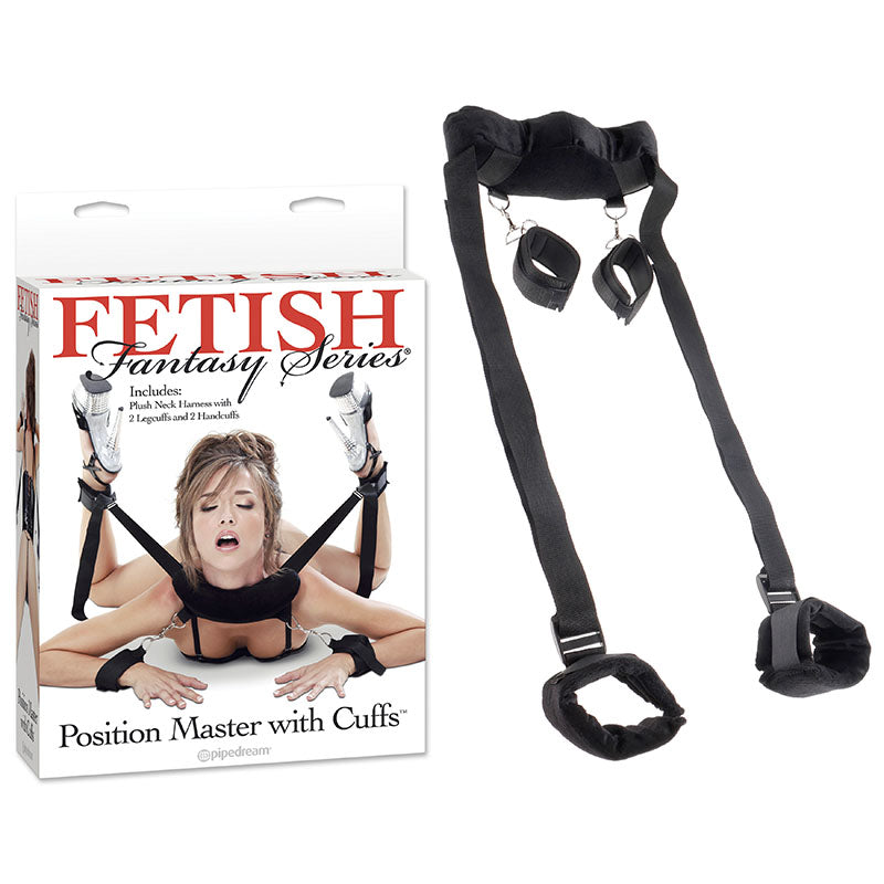 Fetish Fantasy Series Position Master with Cuffs restraint set with cuffs for adventurous bondage play.