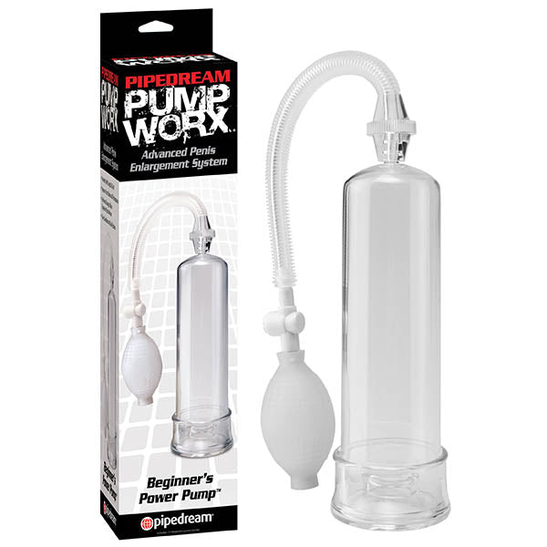 Pump Worx Beginner's Power Pump - beginner penis pump for size and confidence enhancement.