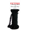 Deluxe silky rope for bondage play, 9.75 m long and 6 mm thick, perfect for Japanese-style tying.