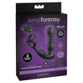 Anal Fantasy Elite Ass-Gasm Slide & Glide packaging featuring USB rechargeable prostate massage toy with pleasure pearls.