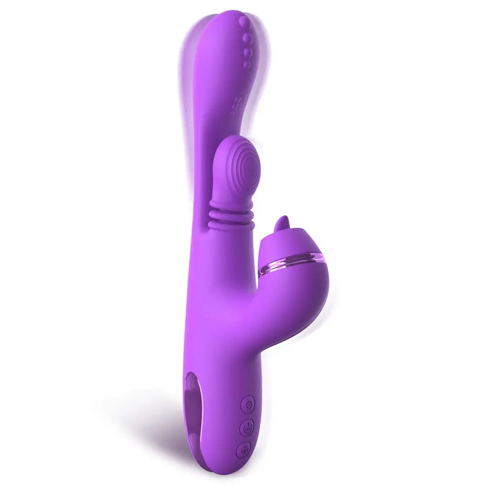 Fantasy For Her IntiMotion Pulse Pro -  24 cm USB Rechargeable Swirling & Flicking Rabbit Vibrator Pipedream Discreet Intimate Essentials.