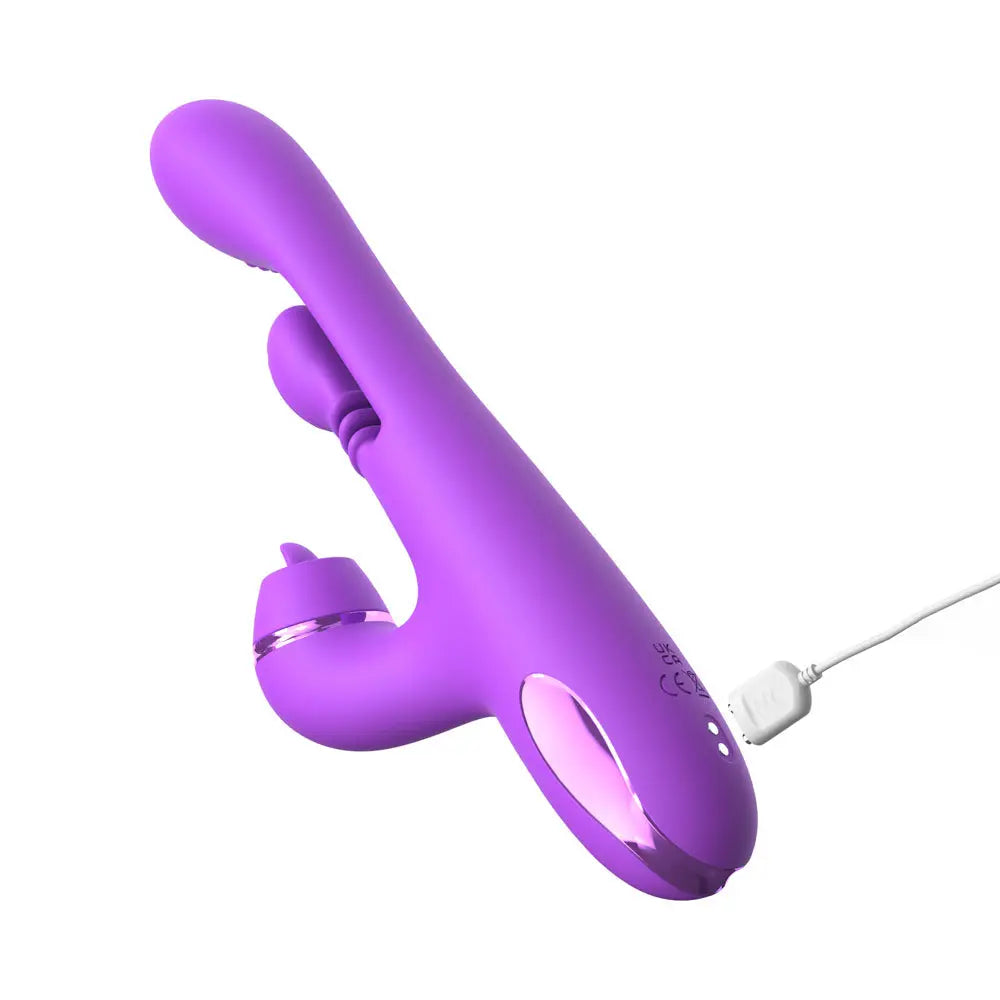 Fantasy For Her IntiMotion Pulse Pro -  24 cm USB Rechargeable Swirling & Flicking Rabbit Vibrator Pipedream Discreet Intimate Essentials.