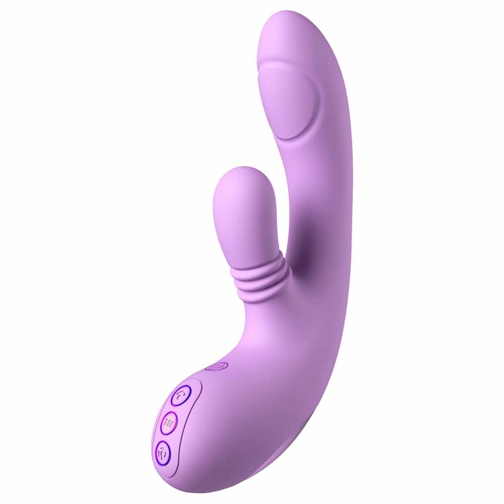 Fantasy For Her intiMotion Flutter Pro -  20.6 cm USB Rechargeable Rabbit Vibrator with Pulsating Tip