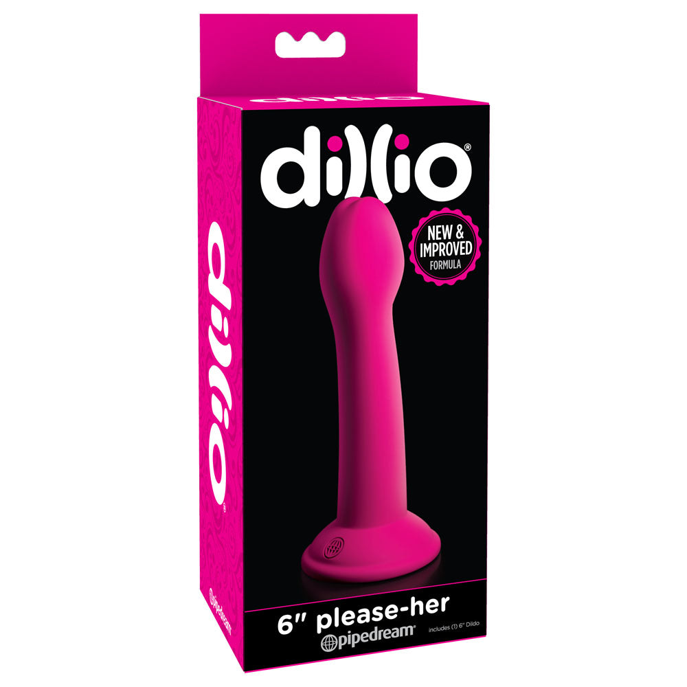Dillio 6'' Please-Her -  15.2 cm Dong in packaging, perfect intimate essentials for her.