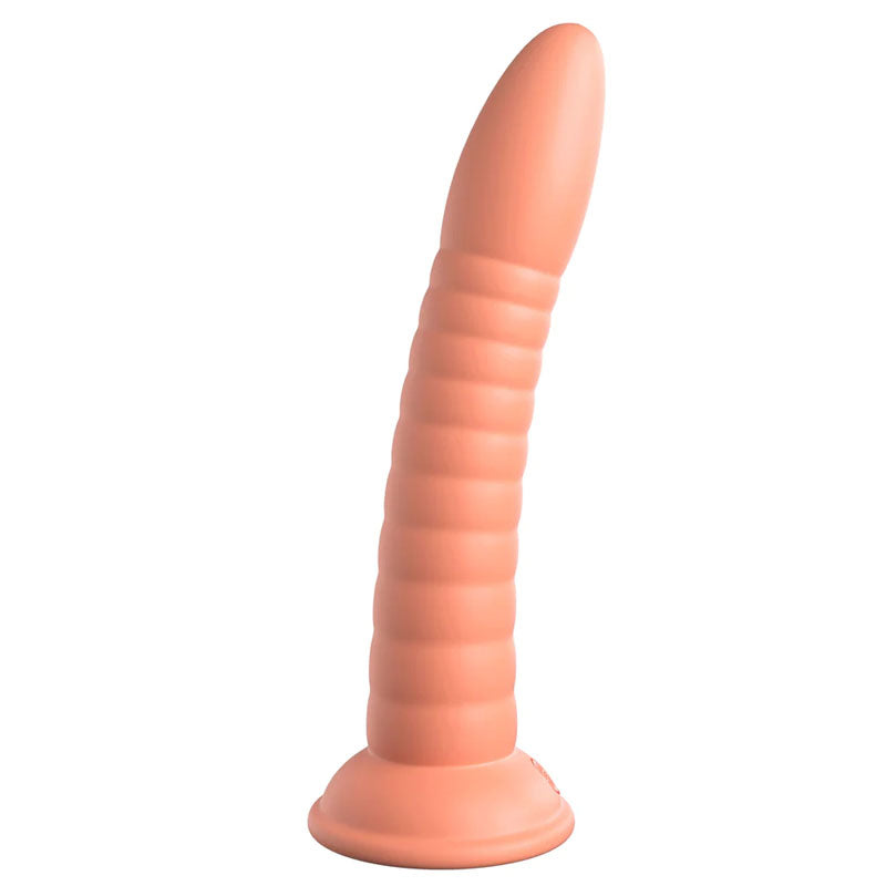 Dillio Platinum Wild Thing - Peach - Peach 17.8 cm (7'') Dong - high-quality silicone intimate essential.