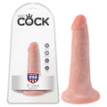 Realistic dildo with suction cup, King Cock 5'' Cock, detailed craftsmanship and powerful suction base.