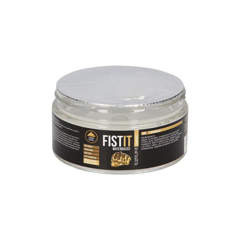 PHARMQUESTS Fist-It Water Based - 300ml - Water Based Lubricant - 300 ml Tub in clear container with label.