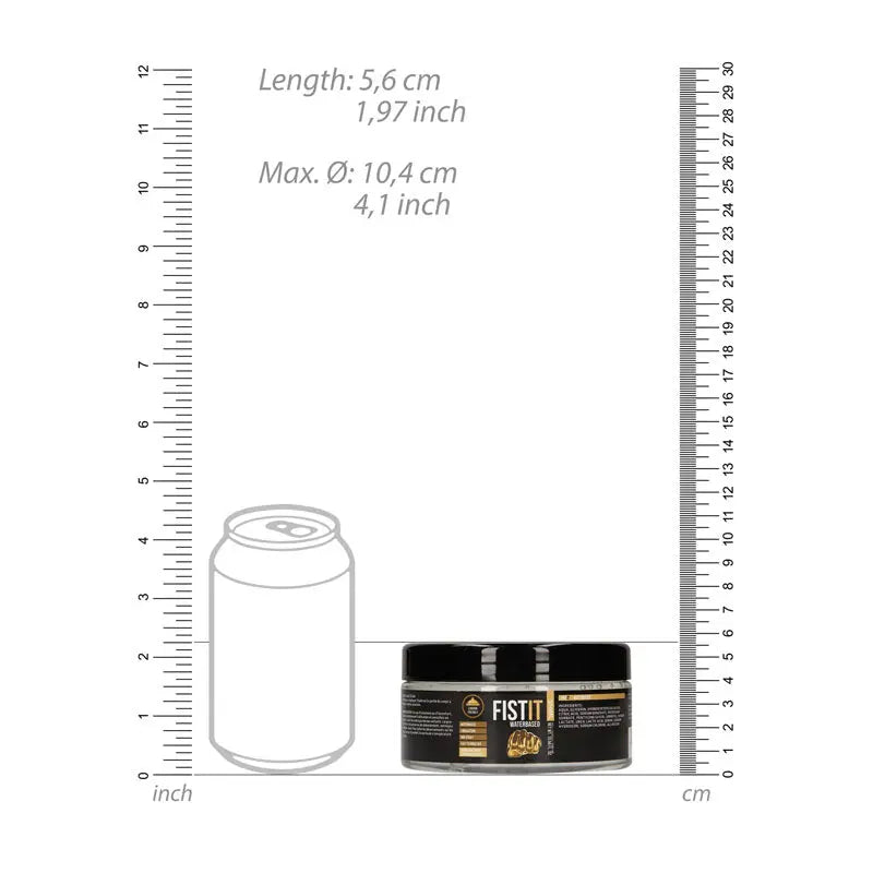 PHARMQUESTS Fist-It Water Based - 300ml - Water Based Lubricant - 300 ml Tub Shots Toys Discreet Intimate Essentials.