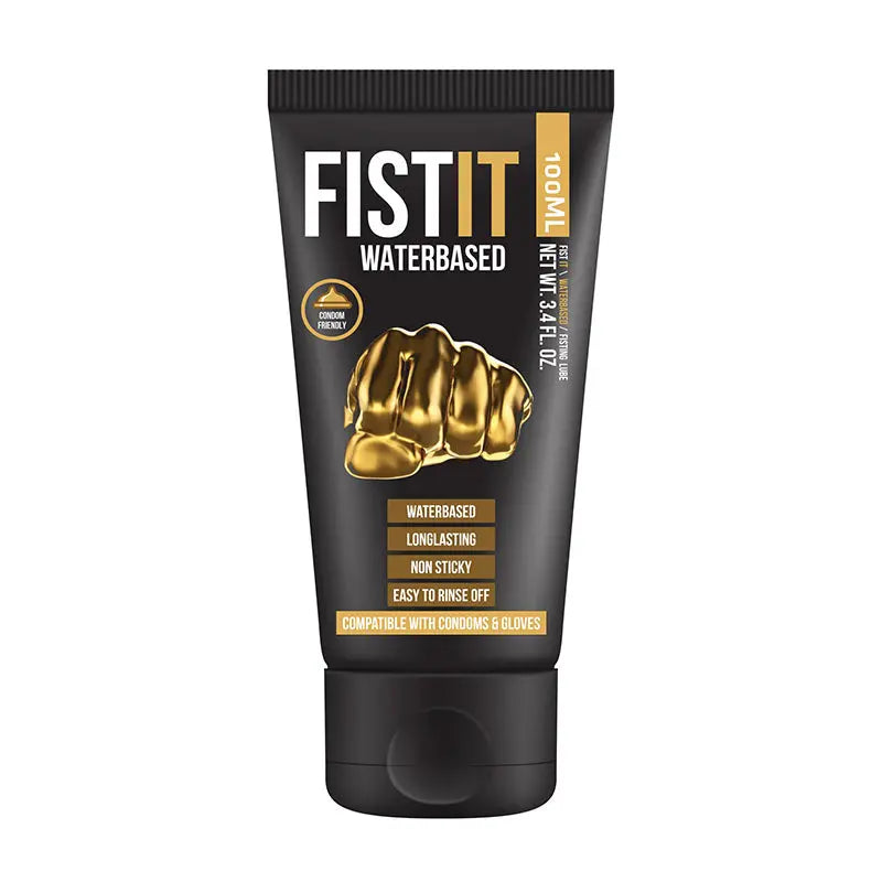 PHARMQUESTS Fist-It Water Based - 100ml - Water Based Lubricant - 100 ml Tube Shots Toys Discreet Intimate Essentials.