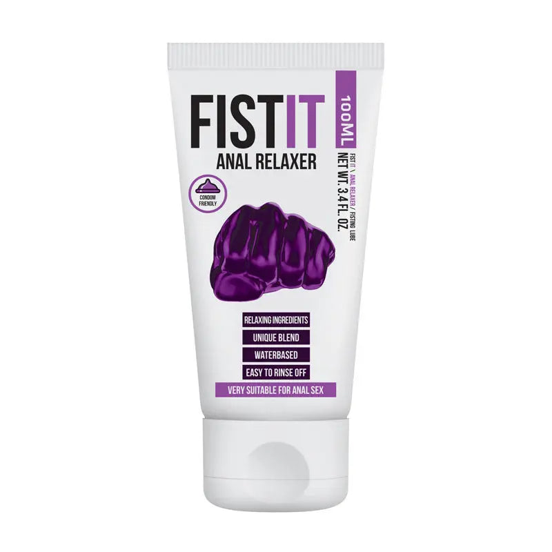 PHARMQUESTS Fist-It Anal Relaxer - 100ml - Water Based Relaxing Lubricant - 100 ml Tube Shots Toys Discreet Intimate Essentials.