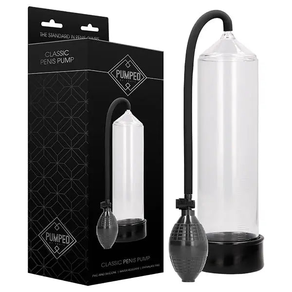Pumped Classic Penis Pump - Clear Penis Pump Shots Toys Discreet Intimate Essentials.
