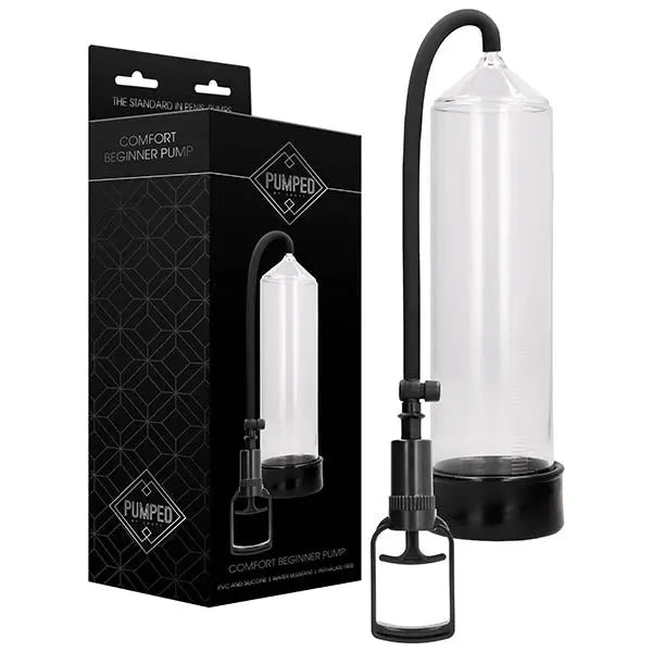 Affordable quality Pumped Comfort Beginner Pump - Clear Penis Pump  from Shots Toys by Discreet Intimate Essentials with Discreet Delivery 