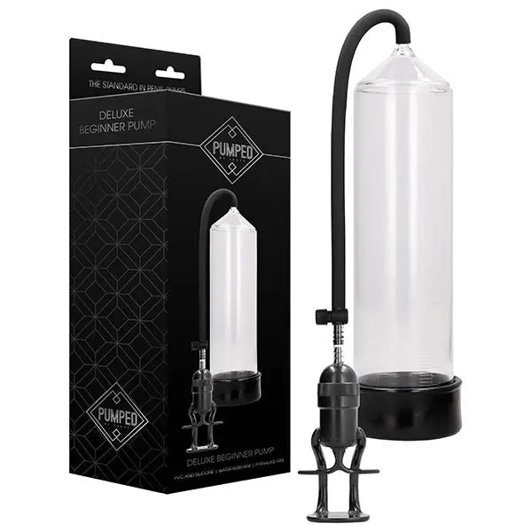 Affordable quality Pumped Deluxe Beginner Pump - Clear Penis Pump  from Shots Toys by Discreet Intimate Essentials with Discreet Delivery 