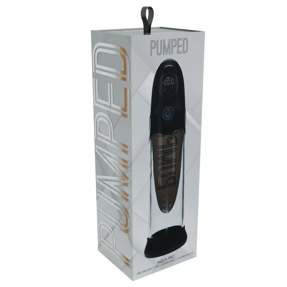 Affordable quality PUMPED Aqua-Pro Auto Pump -  - /Clear USB Rechargeable AI-Enabled Submersible Auto Penis Pump  from Shots Toys by Discreet Intimate Essentials with Discreet Delivery 