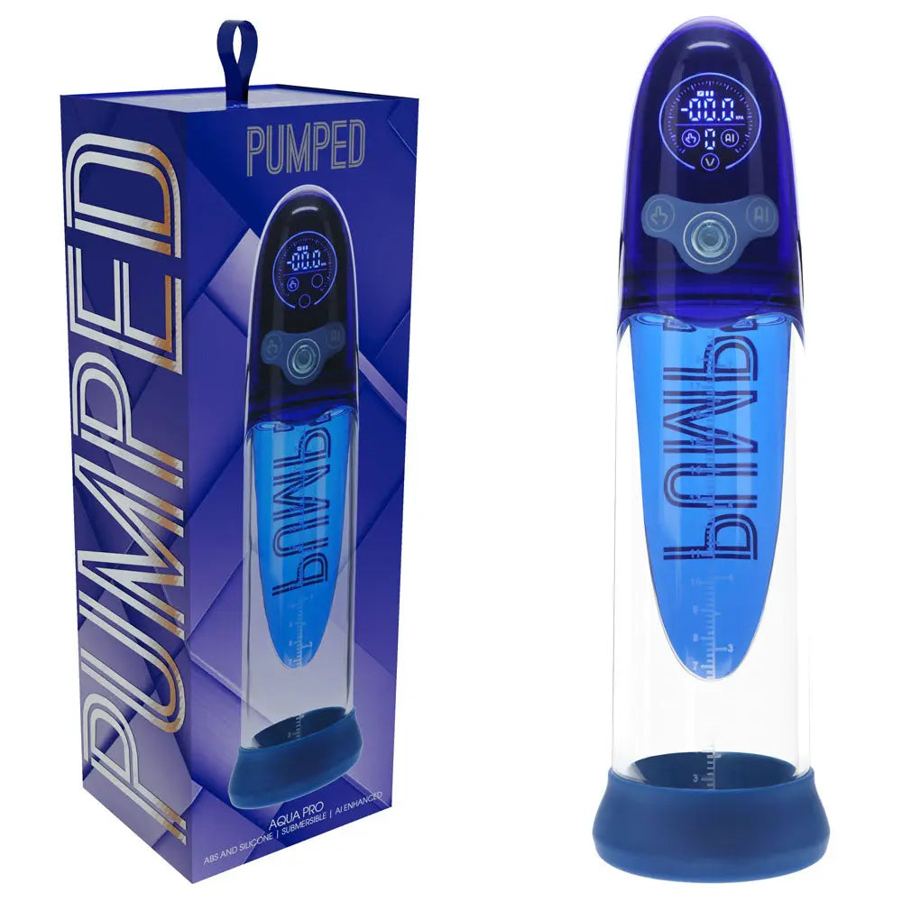 Affordable quality PUMPED Aqua-Pro Auto Pump -  - /Clear USB Rechargeable AI-Enabled Submersible Auto Penis Pump  from Shots Toys by Discreet Intimate Essentials with Discreet Delivery 