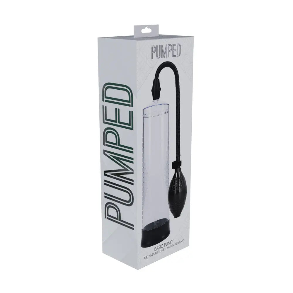 PUMPED Basic Pump 1 - Transparent -  Penis Pump Shots Toys Discreet Intimate Essentials.
