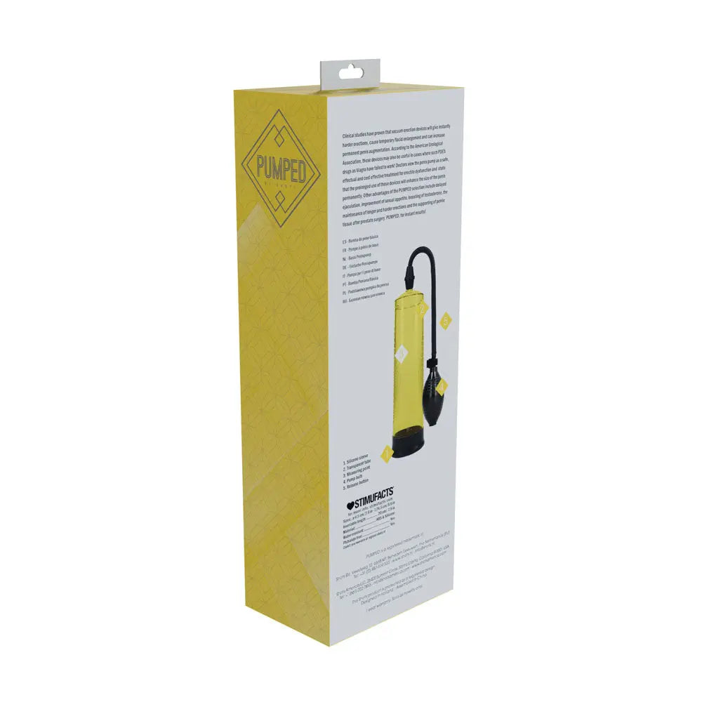 Affordable quality PUMPED Basic Pump 1 -  -  Penis Pump  from Shots Toys by Discreet Intimate Essentials with Discreet Delivery 