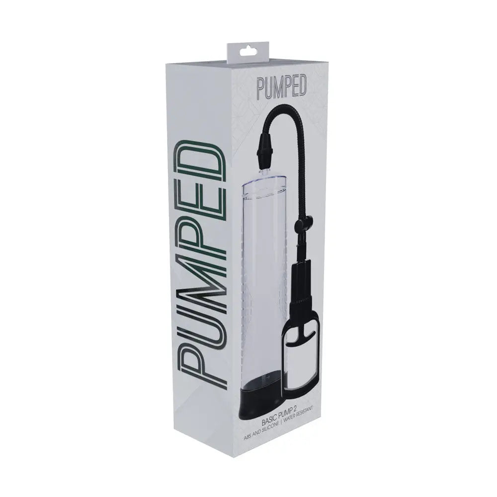 PUMPED Basic Pump 2 - Transparent -  Penis Pump Shots Toys Discreet Intimate Essentials.