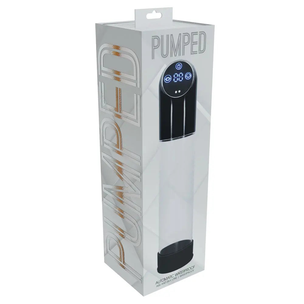 Affordable quality PUMPED Automatic Waterproof Pump -  - /Clear USB Rechargeable Automatic Penis Pump  from Shots Toys by Discreet Intimate Essentials with Discreet Delivery 