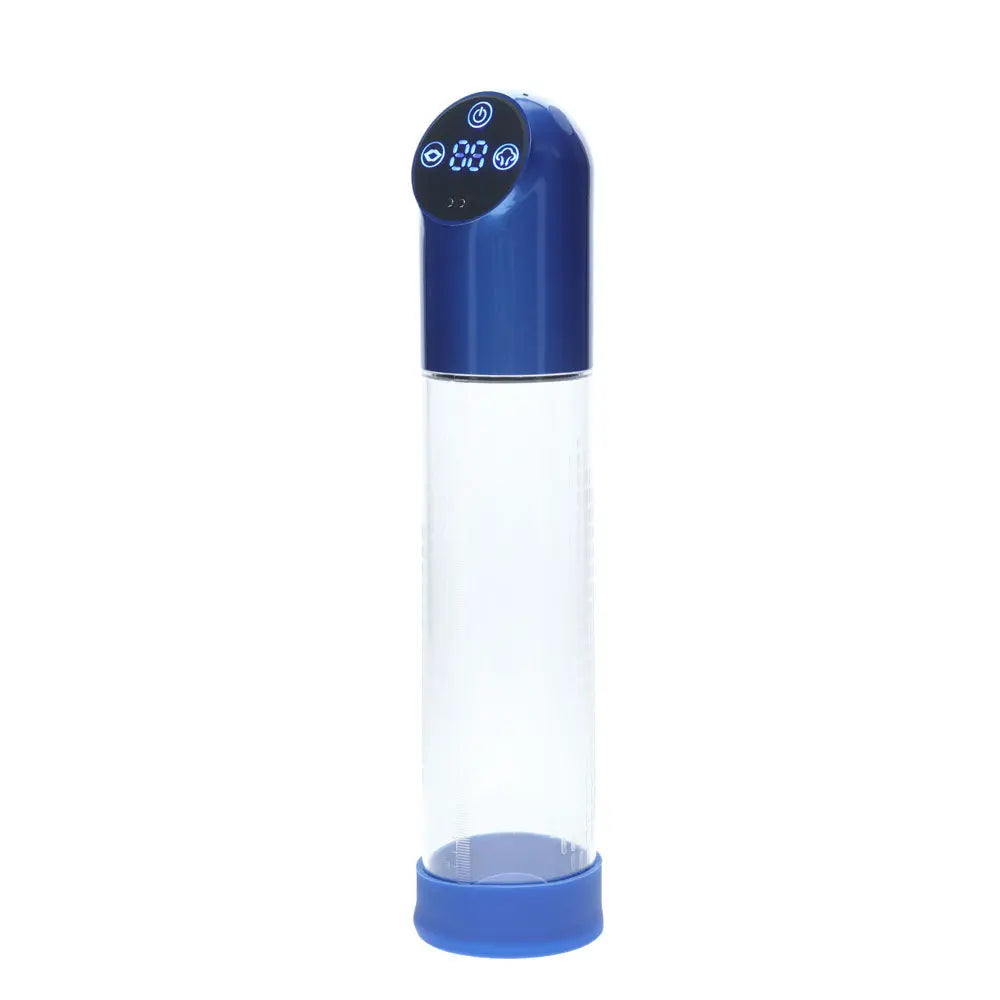 Affordable quality PUMPED Automatic Waterproof Pump - Metal  - /Clear USB Rechargeable Automatic Penis Pump  from Shots Toys by Discreet Intimate Essentials with Discreet Delivery 