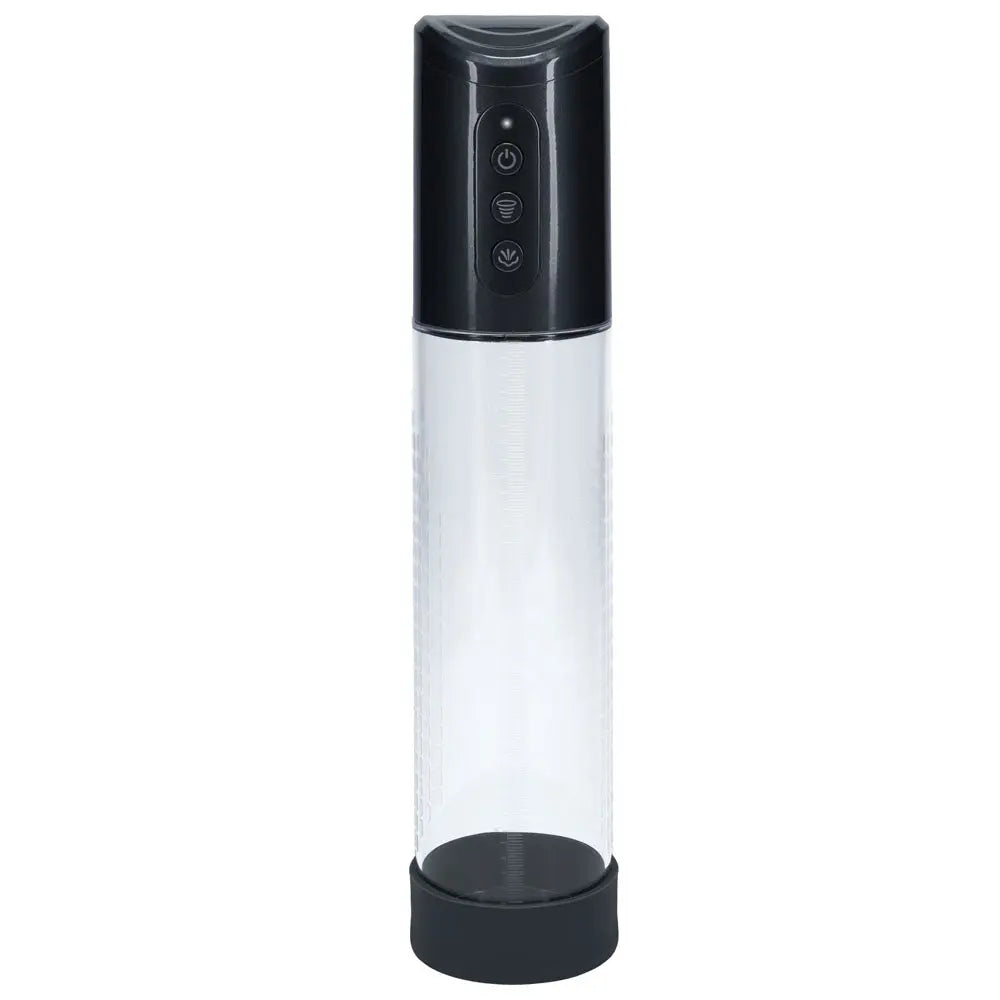 Affordable quality PUMPED Hyperpump Automatic Pump - Gunmetal - Gunmetal Grey USB Rechargeable Auto Penis Pump  from Shots Toys by Discreet Intimate Essentials with Discreet Delivery 