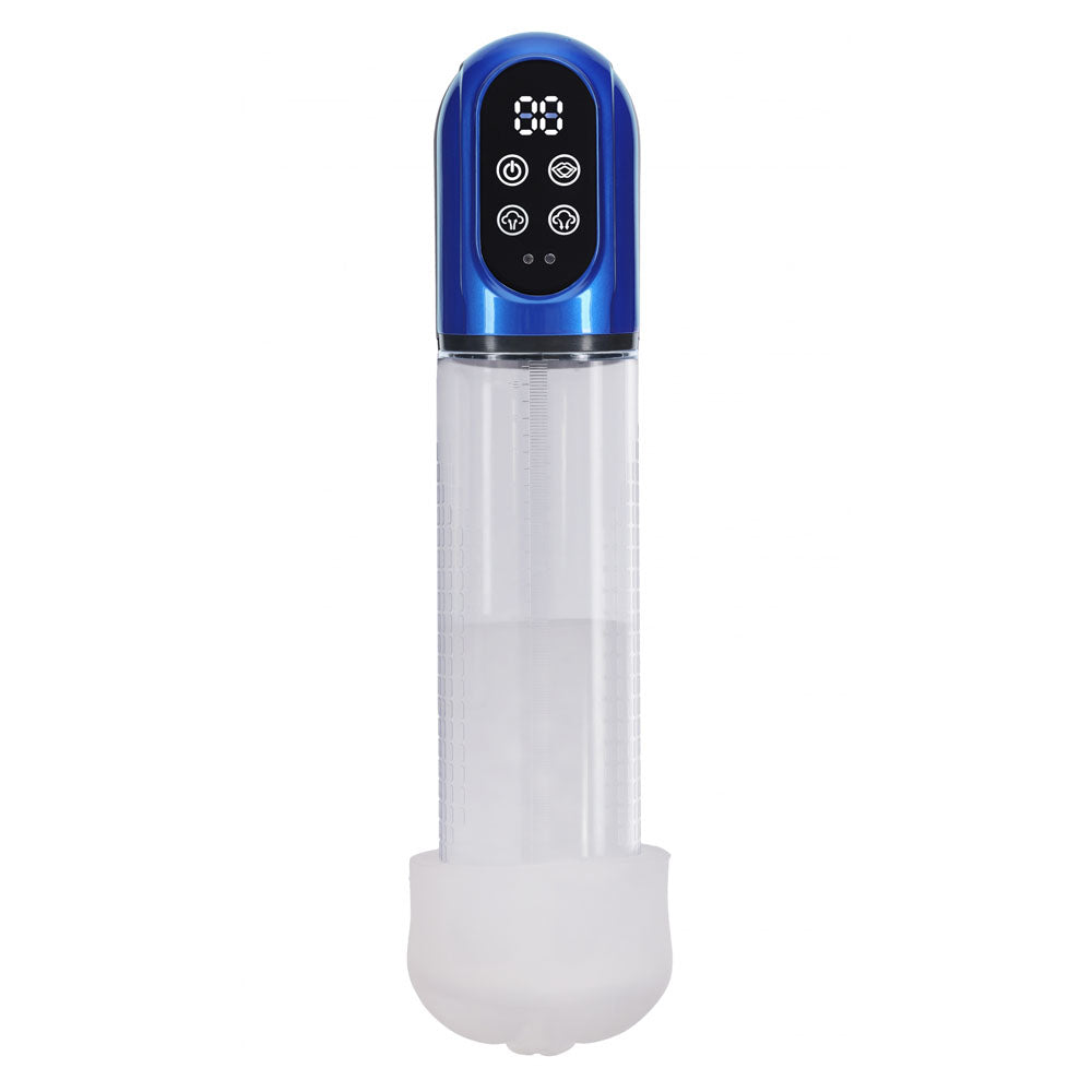 PUMPED Engage Automatic Penis Pump -  - Metallic  USB Rechargeable Auto Penis Pump for penile enhancement.