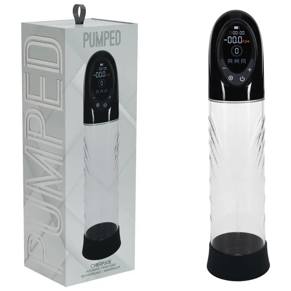 Affordable quality PUMPED CyberPulse Automatic Penis Pump -  - /Clear USB Rechargeable Auto Penis Pump  from Shots Toys by Discreet Intimate Essentials with Discreet Delivery 