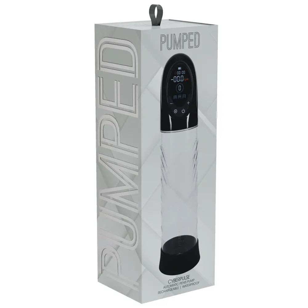 Affordable quality PUMPED CyberPulse Automatic Penis Pump -  - /Clear USB Rechargeable Auto Penis Pump  from Shots Toys by Discreet Intimate Essentials with Discreet Delivery 