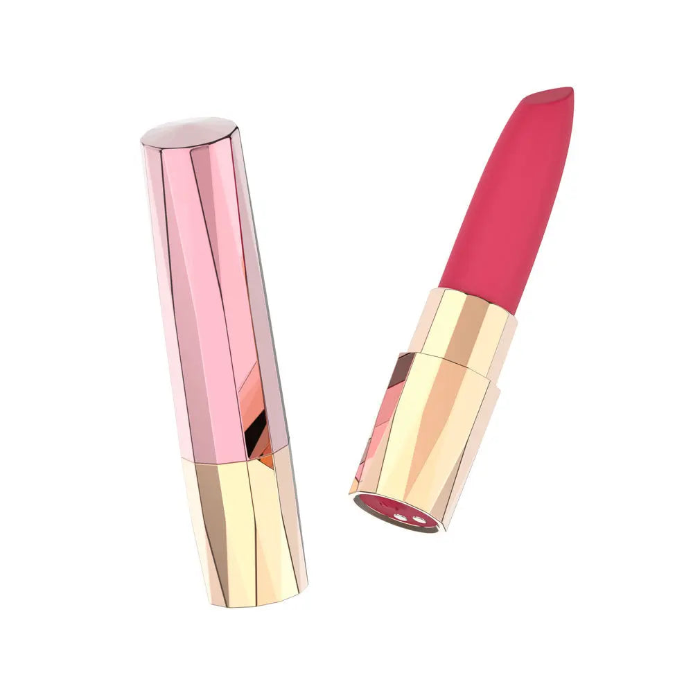 Passion Play Rechargeable Lipstick Vibe - /Gold 9.6 cm USB Rechargeable Lipstick Bullet Vibrator Passion Play Discreet Intimate Essentials.