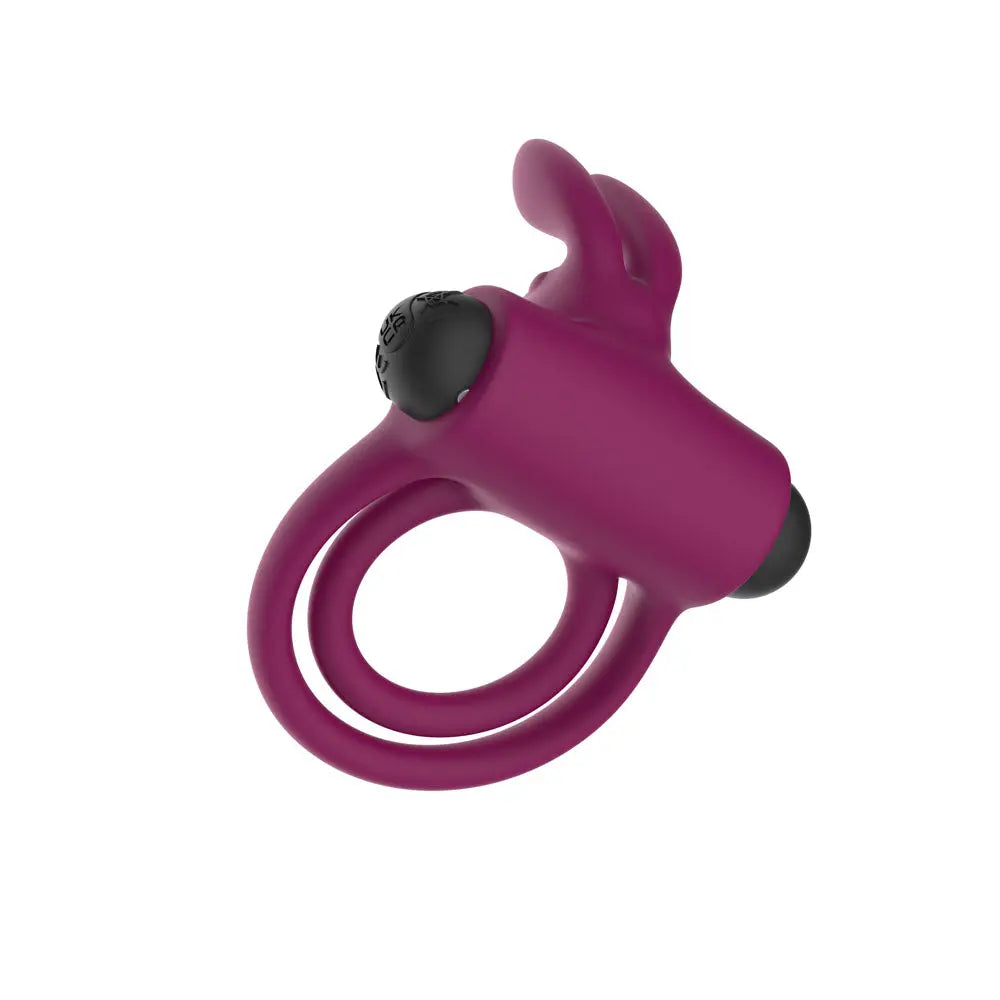 Passion Play Silicone Rabbit Vibrating Cockring -  USB Rechargeable Vibrating Penis and Balls Ring Passion Play Discreet Intimate Essentials.