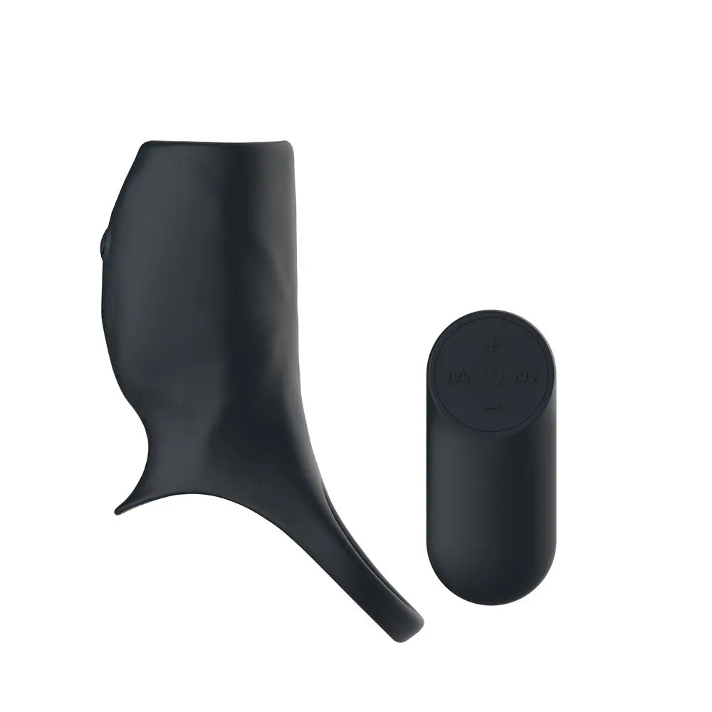 Passion Play Vibrating Cockring Sleeve -  USB Rechargeable Vibrating Penis Sleeve with Wireless Remote Passion Play Discreet Intimate Essentials.