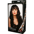 PLEASURE WIGS Missy -  -  Wig packaging featuring a model with long dark hair and stylish outfit.