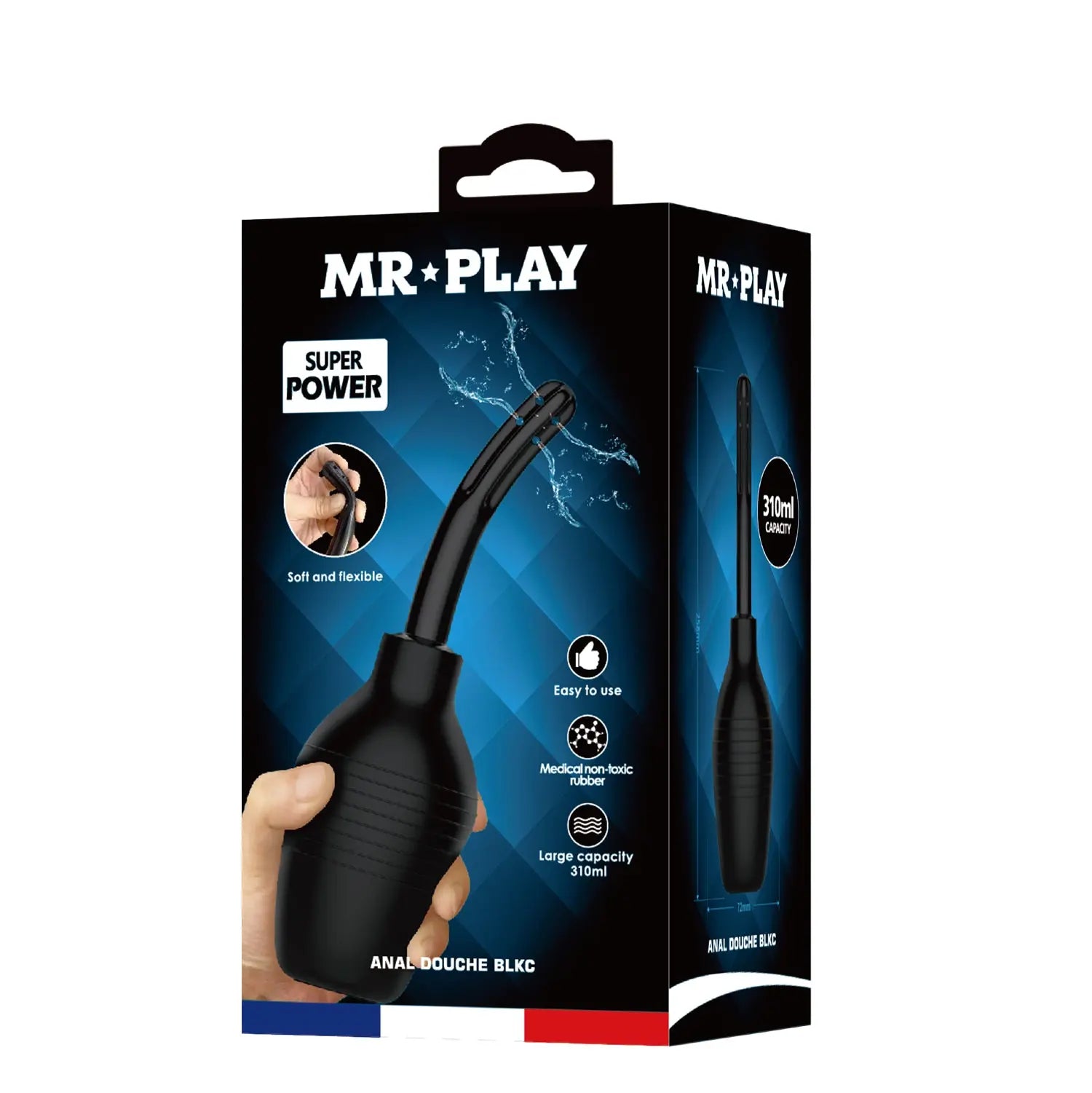 MR PLAY Anal Douche -  -  Unisex Douche - 310 ml Capacity Mr Play Discreet Intimate Essentials.