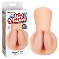 PDX Extreme Wet Pussies - Slippery Slit -  -  Self-Lubricating Vagina Stroker packaging with realistic design.