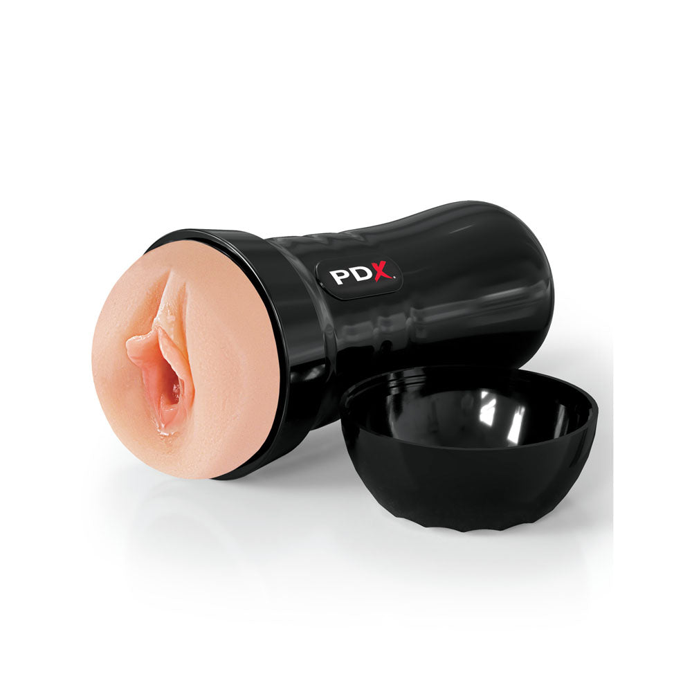 PDX Extreme Wet Pussies self-lubricating vagina stroker with realistic design for maximum pleasure.