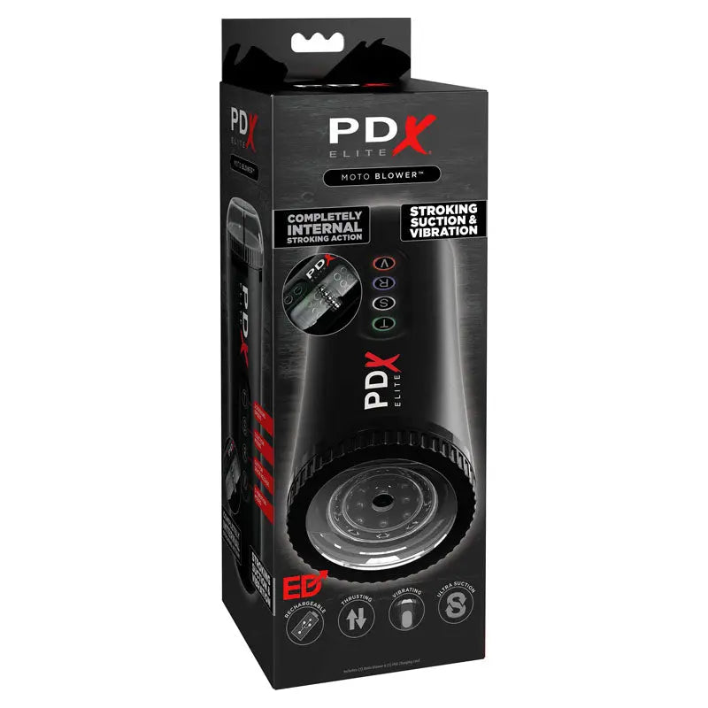 Pipedream Extreme Toyz Elite Moto Blower -  Powered Masturbator Pipedream Discreet Intimate Essentials.