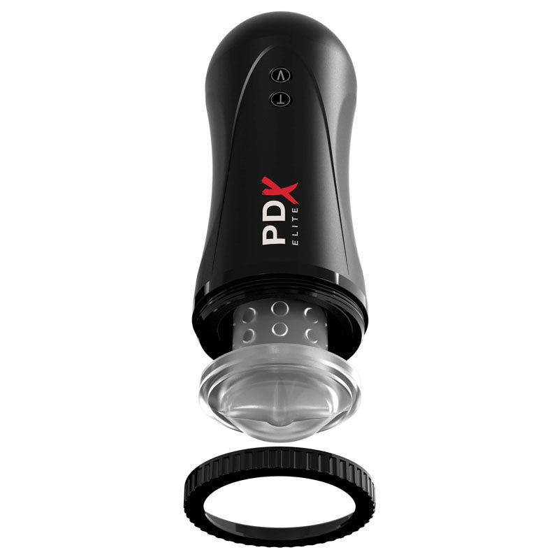 Pipedream Extreme Toyz Elite Moto Stroker -  Powered Masturbator with vibrating and automatic stroking features.