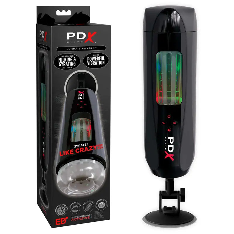 Pipedream Extreme Toys Elite Ultimate Milker 2 - USB Rechargeable Masturbator Pipedream Discreet Intimate Essentials.