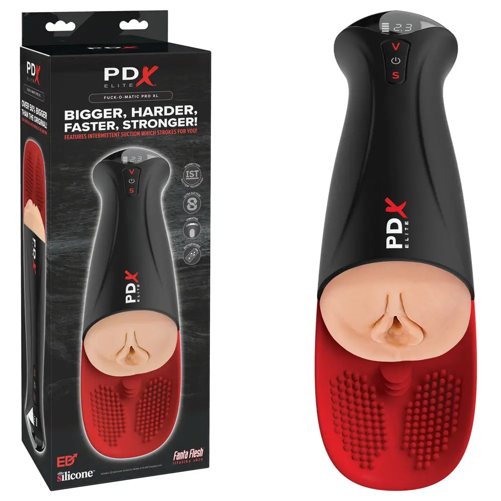 PDX Elite Fap-O-Matic Pro XL - Light -  USB Rechargeable Auto Stroker Pipedream Discreet Intimate Essentials.