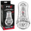 PDX Elite ViewTube EZ-Grip Stroker -  Stroker with crystal-clear design and ultra-soft stroking action for unforgettable experiences.