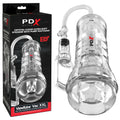 PDX Elite ViewTube Vac XXL Pump Stroker -  Vagina Stroker with Suction Pump packaging and product image.