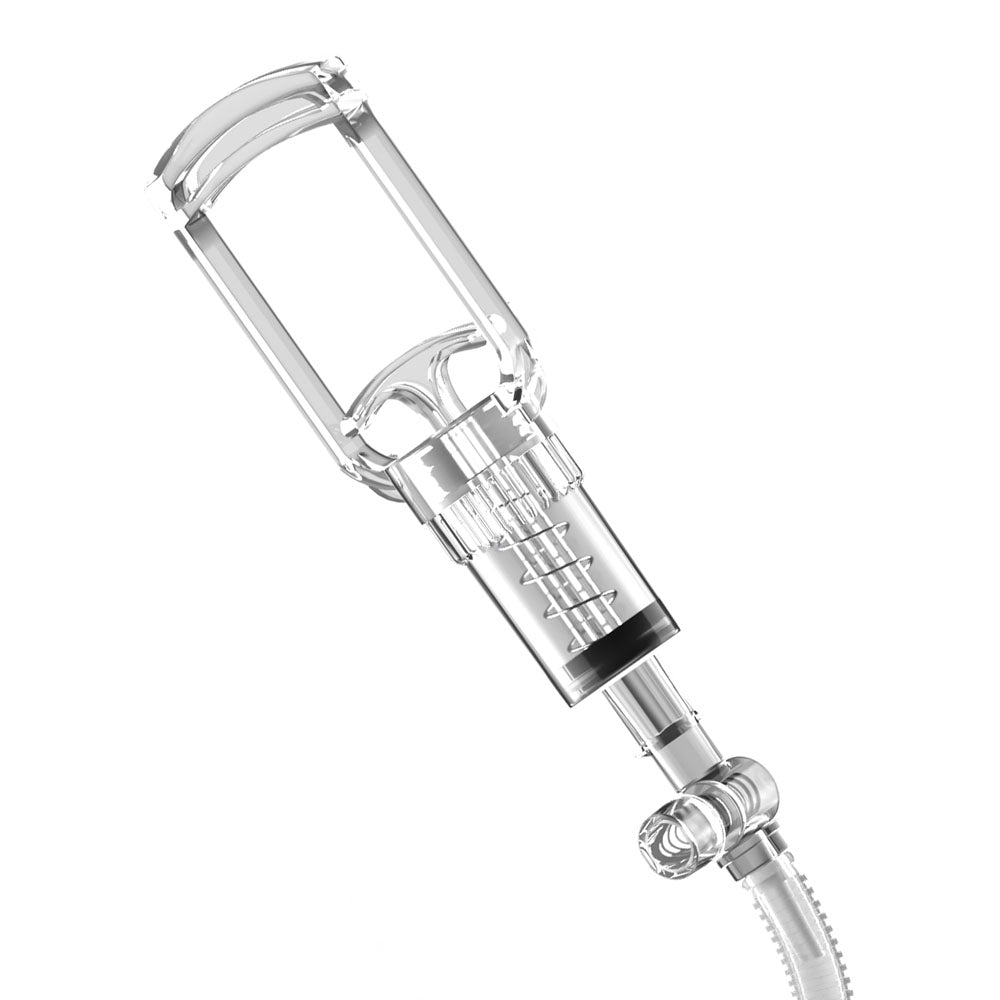 PDX Elite ViewTube Vac XXL Pump Stroker -  Vagina Stroker with Suction Pump clear tube and hose