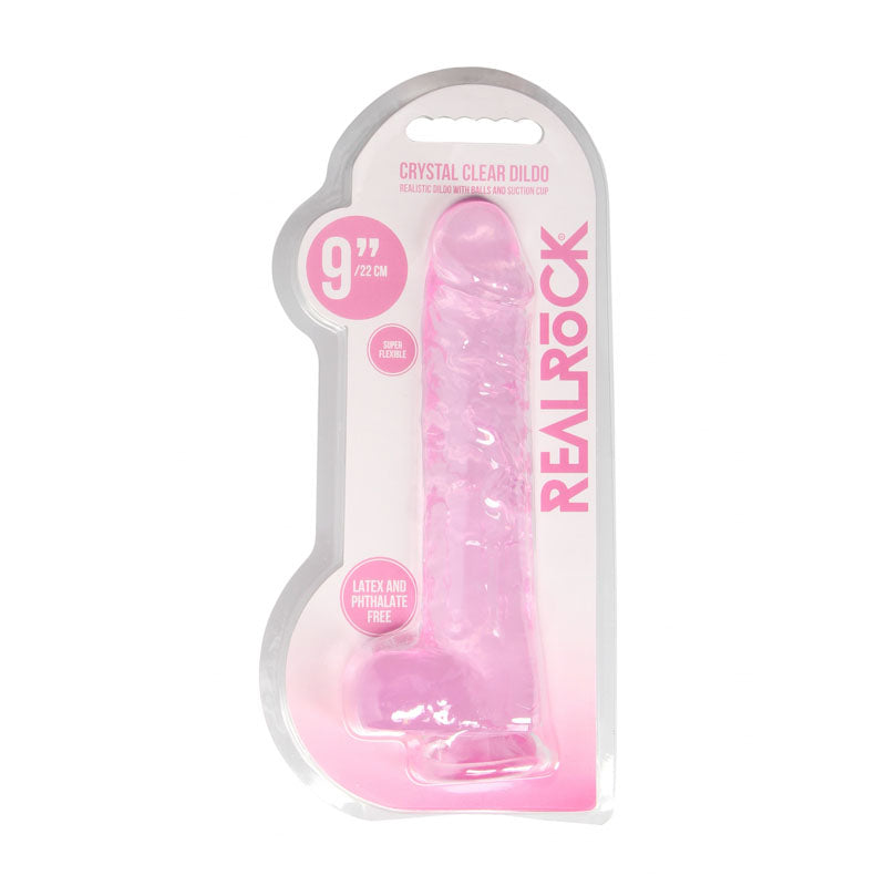 RealRock 9'' Realistic Dildo With Balls -  22.9 cm Dong